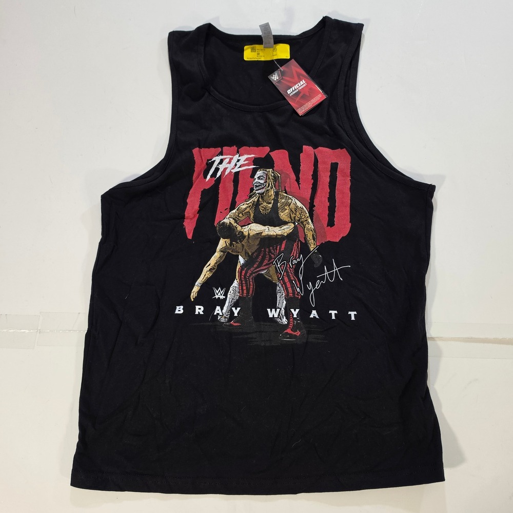 WWE Bray Wyatt The Fiend Tank Top Mens Medium Black Next Level Apparel NWT